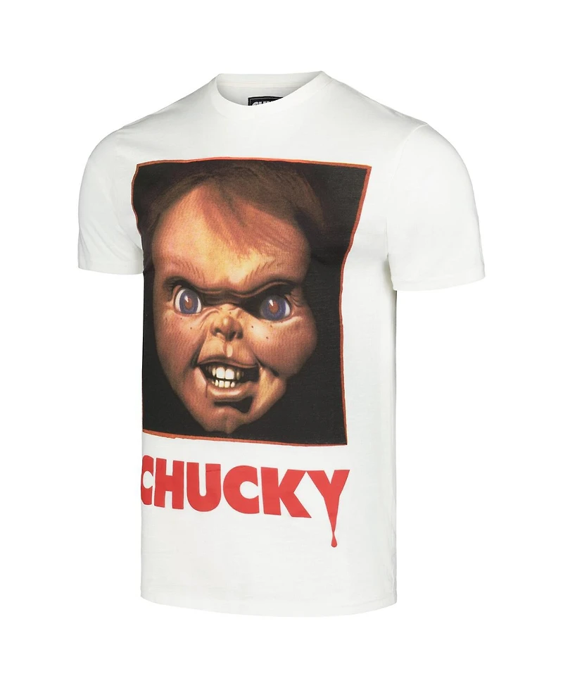 Reason Men's and Women's White Chucky Doll T-Shirt