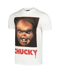Reason Men's and Women's White Chucky Doll T-Shirt