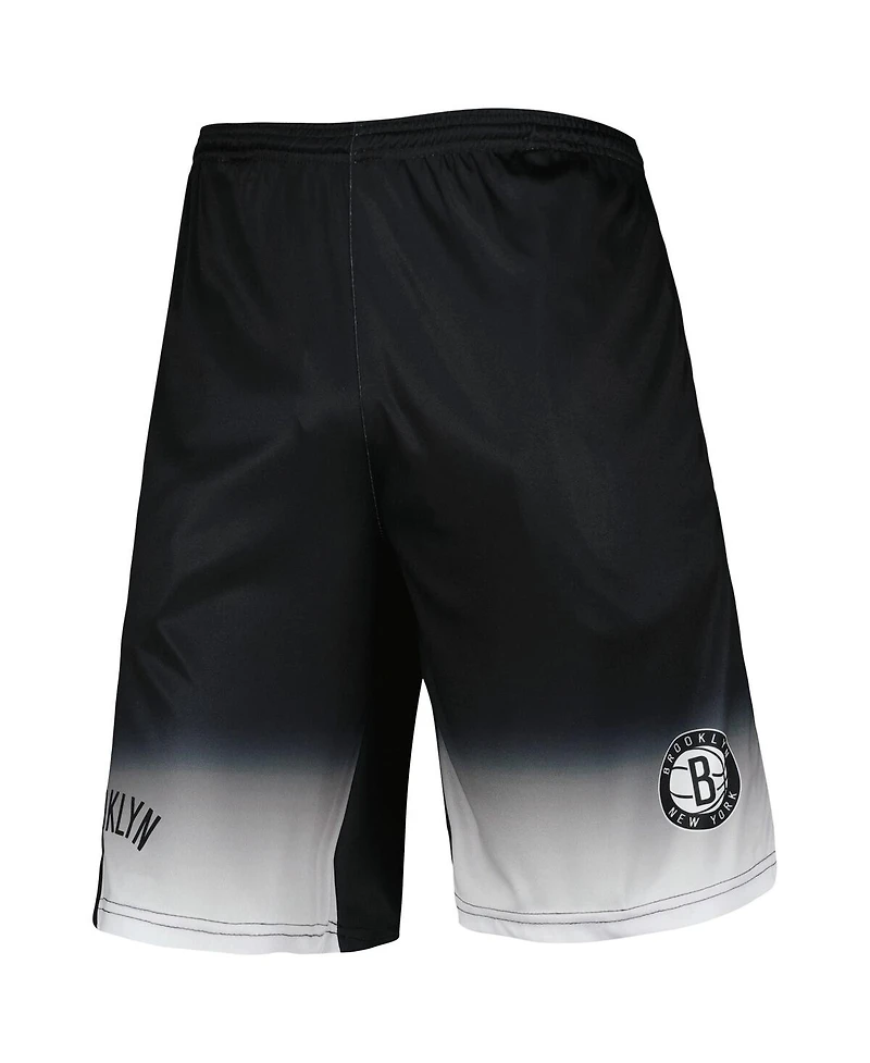 Fanatics Men's Black Brooklyn Nets Fadeaway Shorts