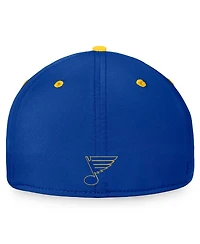 Fanatics Men's Blue/Gold St. Louis Blues Heritage vintage-like Flex Hat