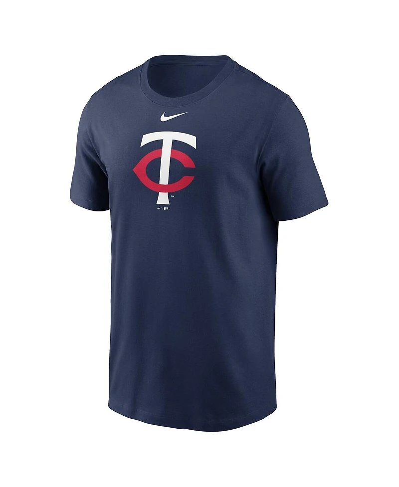 Nike Men's Navy Minnesota Twins Fuse Logo T-Shirt