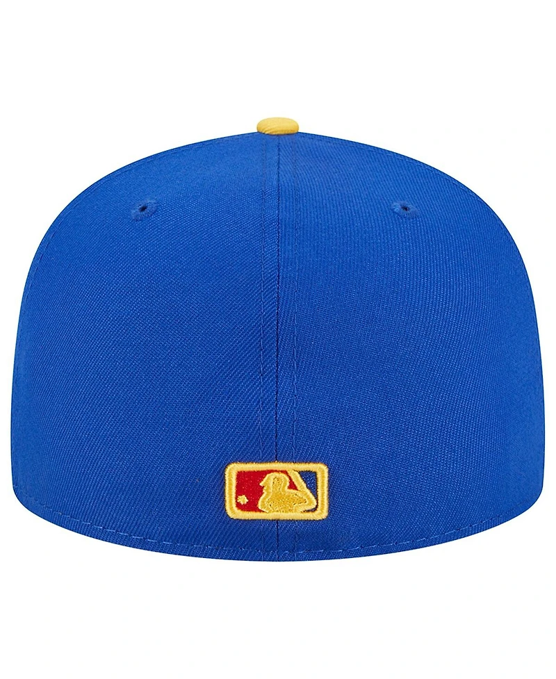 New Era Men's Royal/Yellow Pittsburgh Pirates Empire 59FIFTY Fitted Hat