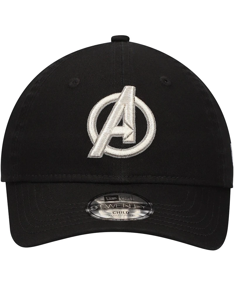New Era Preschool Black The Avengers 9TWENTY Adjustable Hat