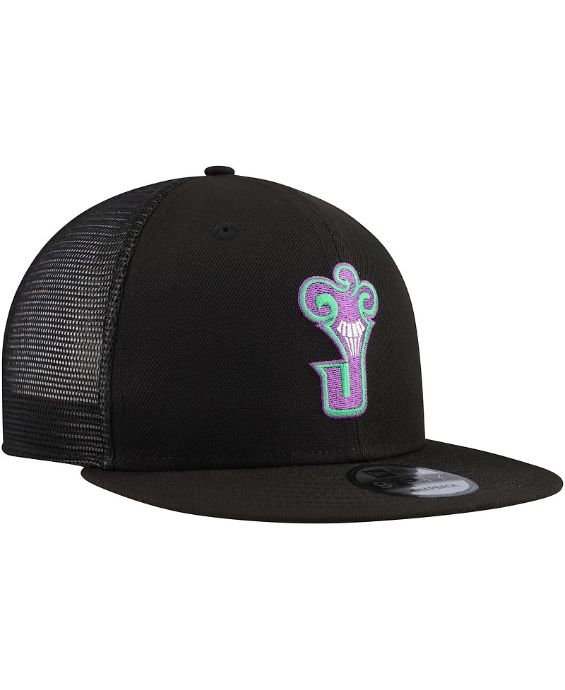 New Era Men's Black Batman 9FIFTY Snapback Trucker Hat