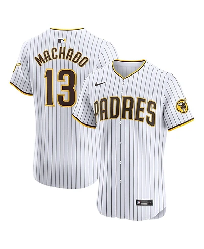 Nike Men's Manny Machado White San Diego Padres Home Elite Jersey