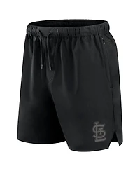 Fanatics Signature Men's Black St. Louis Cardinals Front Office Woven Shorts