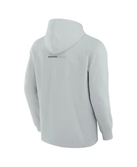 Fanatics Signature Men's Gray Vegas Golden Knights Elements Lightweight Tri-Blend Fleece Hoodie
