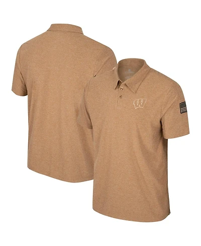 Colosseum Men's Khaki Ucla Bruins Oht Appreciation Cloud Jersey Desert Polo Shirt