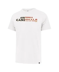 '47 Brand Men's White Arizona Cardinals Flag Script Franklin T-Shirt