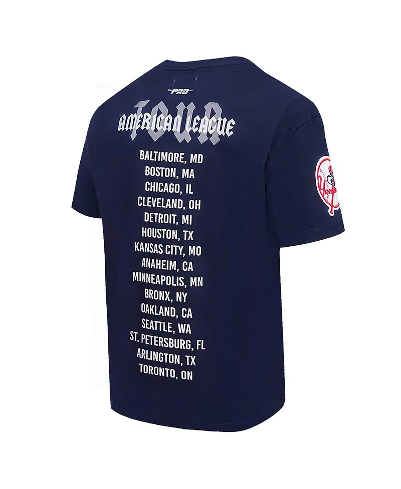 Pro Standard Men's Navy New York Yankees Oversized City Tour T-Shirt