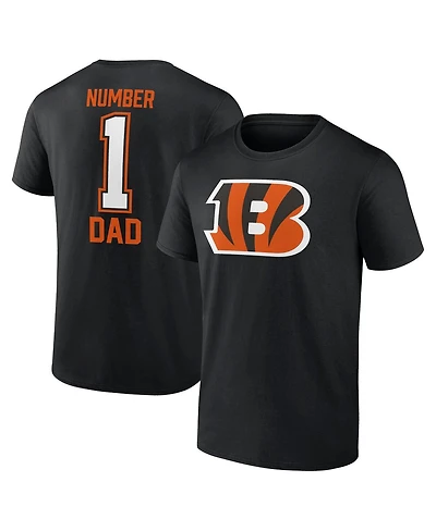 Fanatics Men's Black Cincinnati Bengals 1 Dad T-Shirt