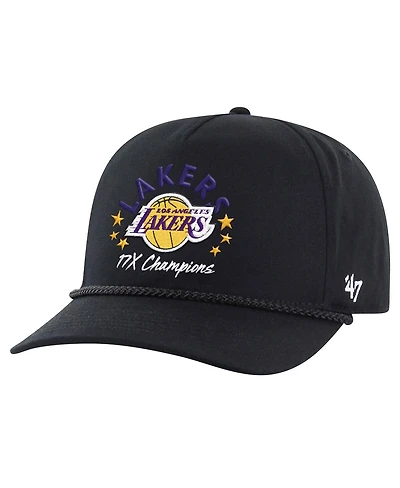'47 Brand Men's Black Los Angeles Lakers Champs Global Star Hitch Adjustable Hat