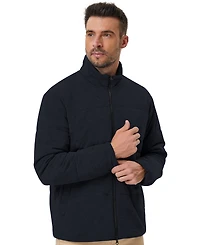 Hawke & Co. Men's Quilted Stretch Full-Zip Jacket