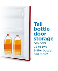 Commercial Cool 4.0 Cu. Ft. Retro Refrigerator,Red