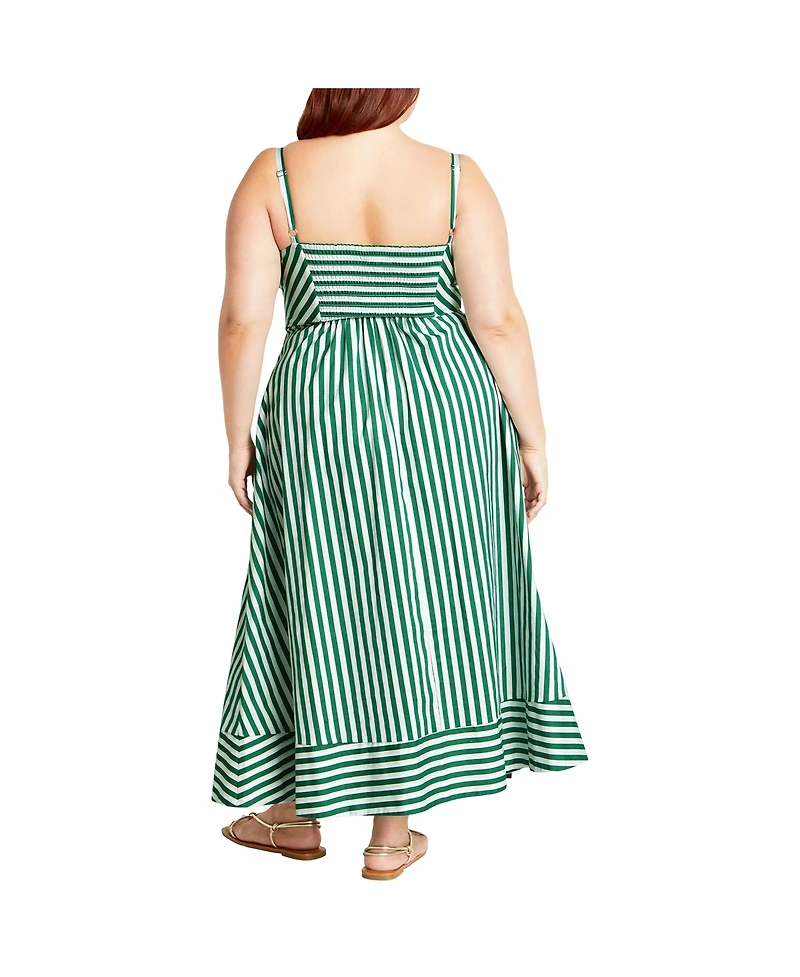 City Chic Plus Stripe Zaya Dress
