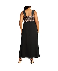 City Chic Plus Sweet Evie Maxi Dress