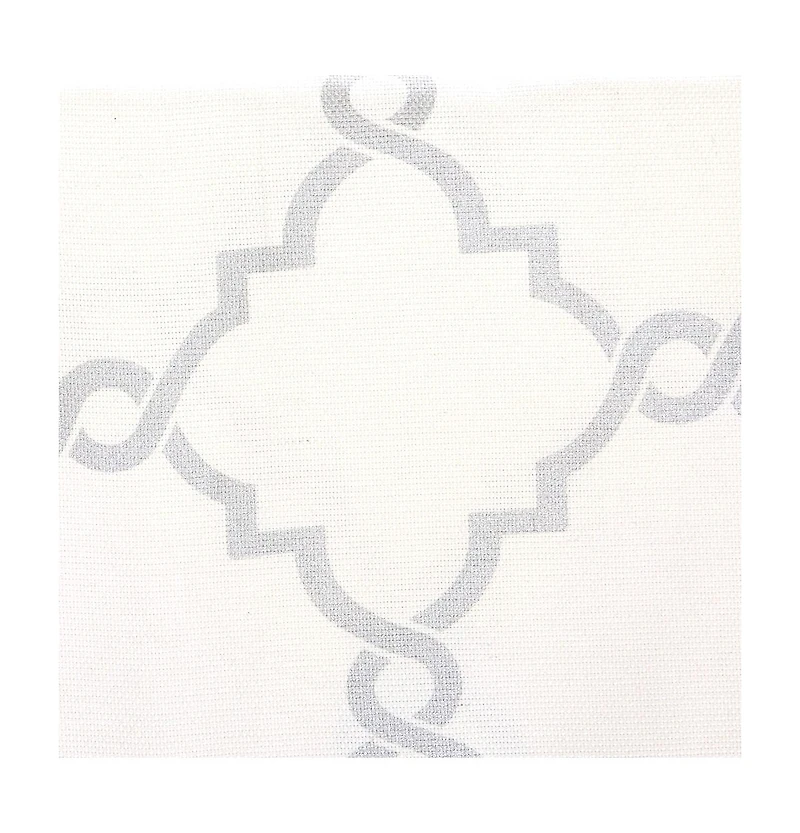 Madison Park Saratoga Fretwork Print Grommet Top Window Curtain Panel