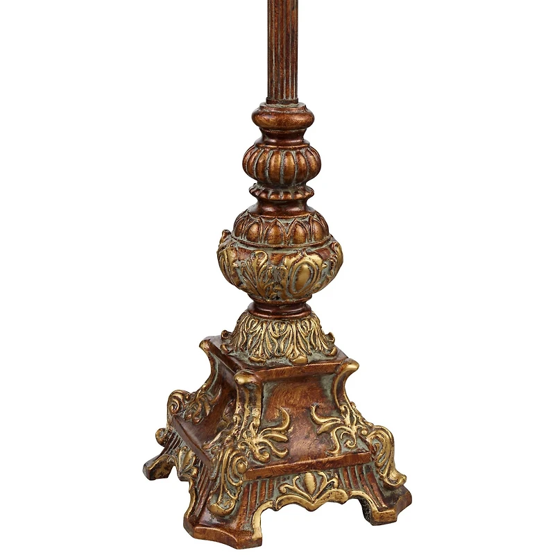 Regency Hill Juliette 36 1/2" Tall Skinny Large Buffet End Table Lamps Set of 2 Brown Light Bronze Finish Living Room Bedroom