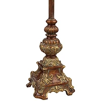 Regency Hill Juliette 36 1/2" Tall Skinny Large Buffet End Table Lamps Set of 2 Brown Light Bronze Finish Living Room Bedroom