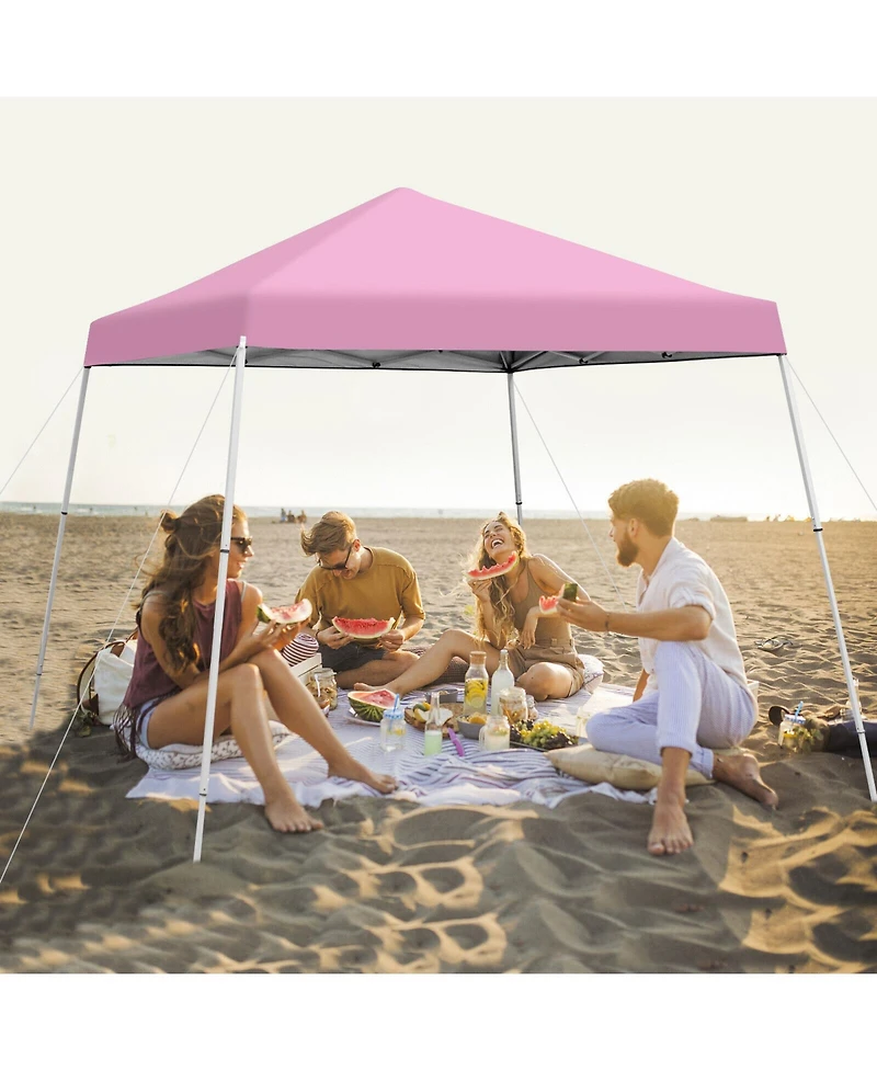 Slickblue 10 x 10 Feet Outdoor Instant Pop-up Canopy with Carrying Bag