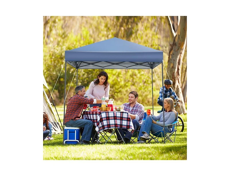 Outdoor Pop-Up Canopy Tent with Upf 50+ Sun Protection for Patio or Events