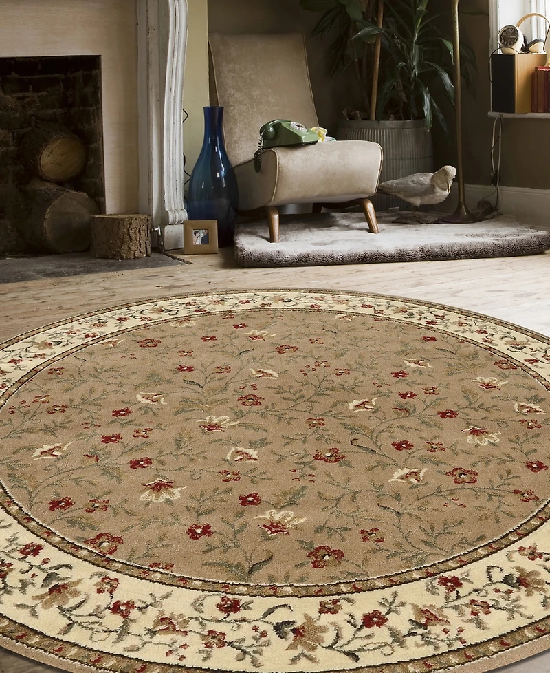 Closeout! Km Home Pesaro 5'3"x5'3" Round Area Rug