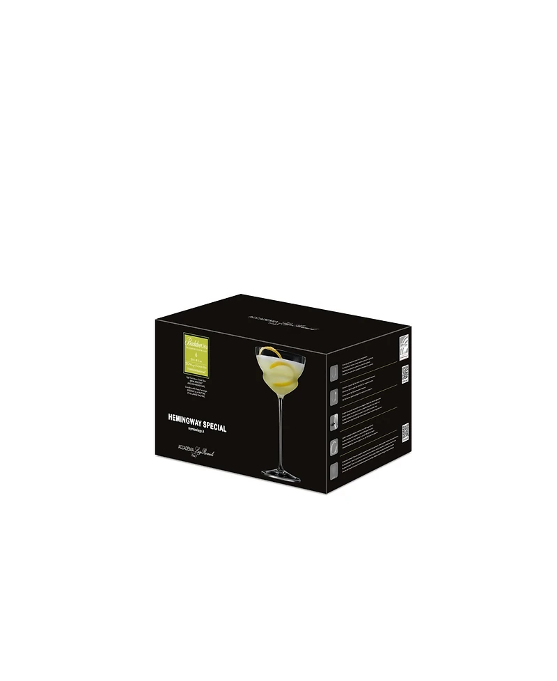 Luigi Bormioli Backdoor '20s Hemmingway Special 8.25 oz cocktail glasses, set of 6