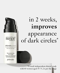 philosophy Anti-Wrinkle Miracle Worker+ Line-Correcting Eye Cream, 0.5-oz.