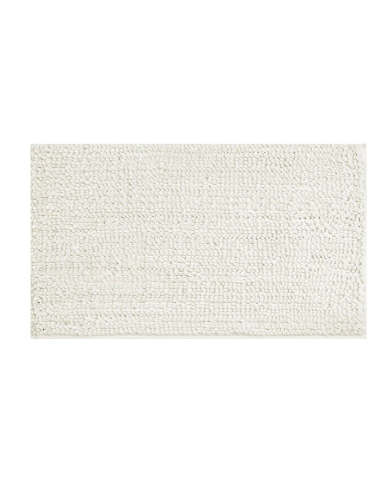 Laura Ashley Butter Chenille Bath Mat, 27" x 45"