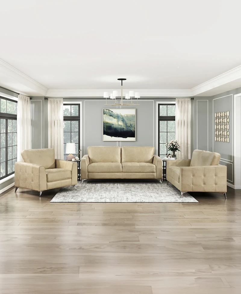 Homelegance White Label Resonance 61" Love Seat