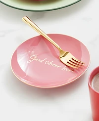 Kate Spade Be Jolly Color 4-Piece Tidbit Plates