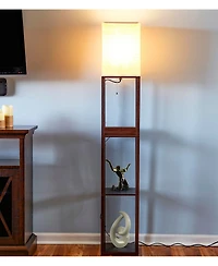 Maxwell 63" Led Shelf Lamp with Usb Port and Power Outlet