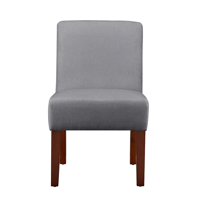 Streamdale Set of 2 Fabric Accent Chairs with Round Wood Table