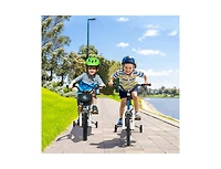 Slickblue 14 Inch Kids Bike with 2 Training Wheels for 3-5 Years Old