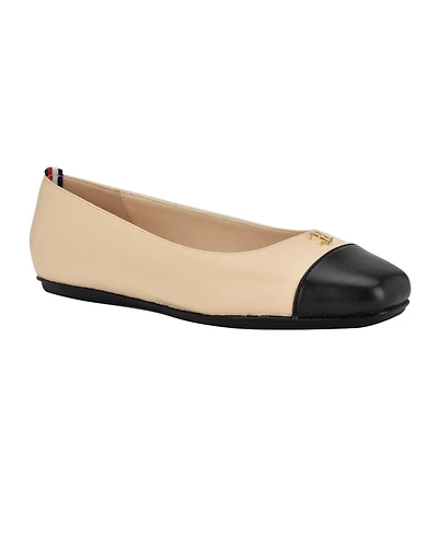 Tommy Hilfiger Women's Bekim Cap Toe Ballet Flats