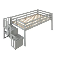 Streamdale Loft Bed With Staircase