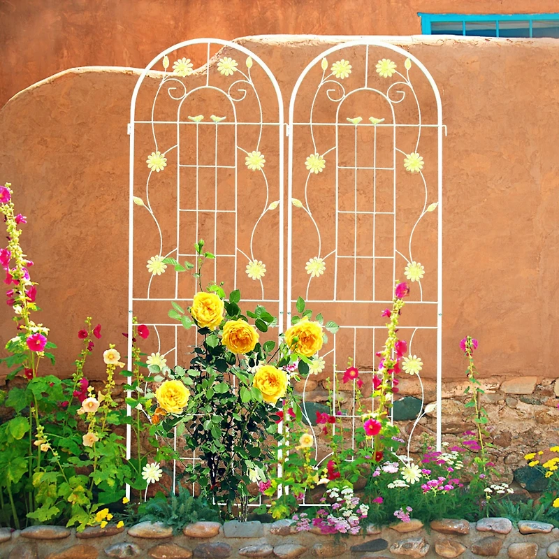Streamdale Furniturev Rustproof Metal Garden Trellis for Climbing Plants