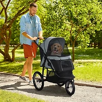Premium Dog Stroller Smooth Ride, Safe, and Comfortable