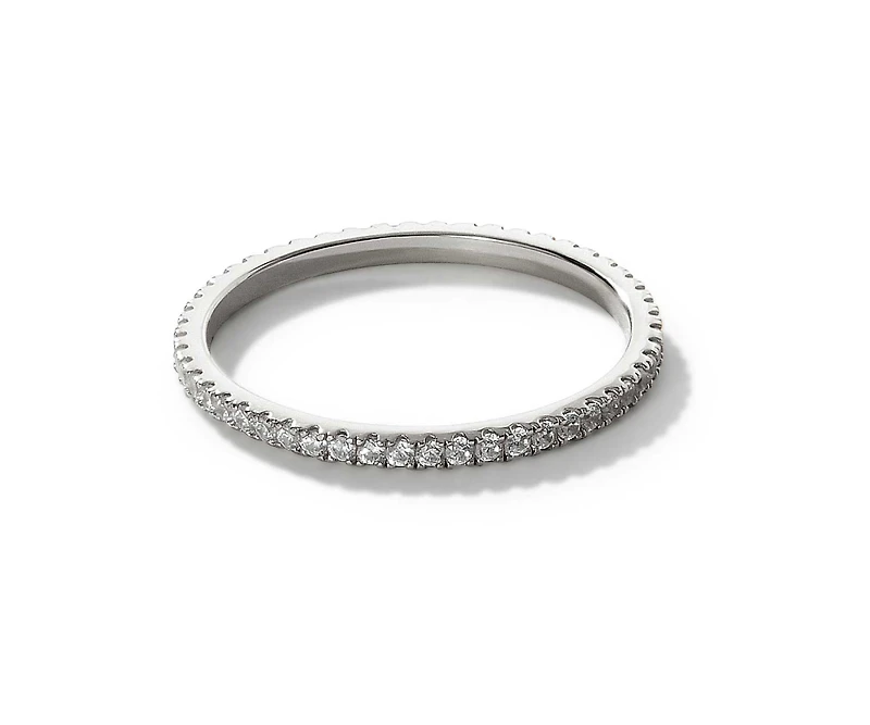 Ana Luisa - Eternity Ring Celine Silver