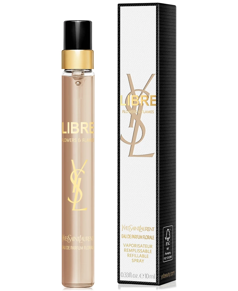 Yves Saint Laurent Libre Flowers & Flames Eau de Parfum Florale, 0.33 oz.