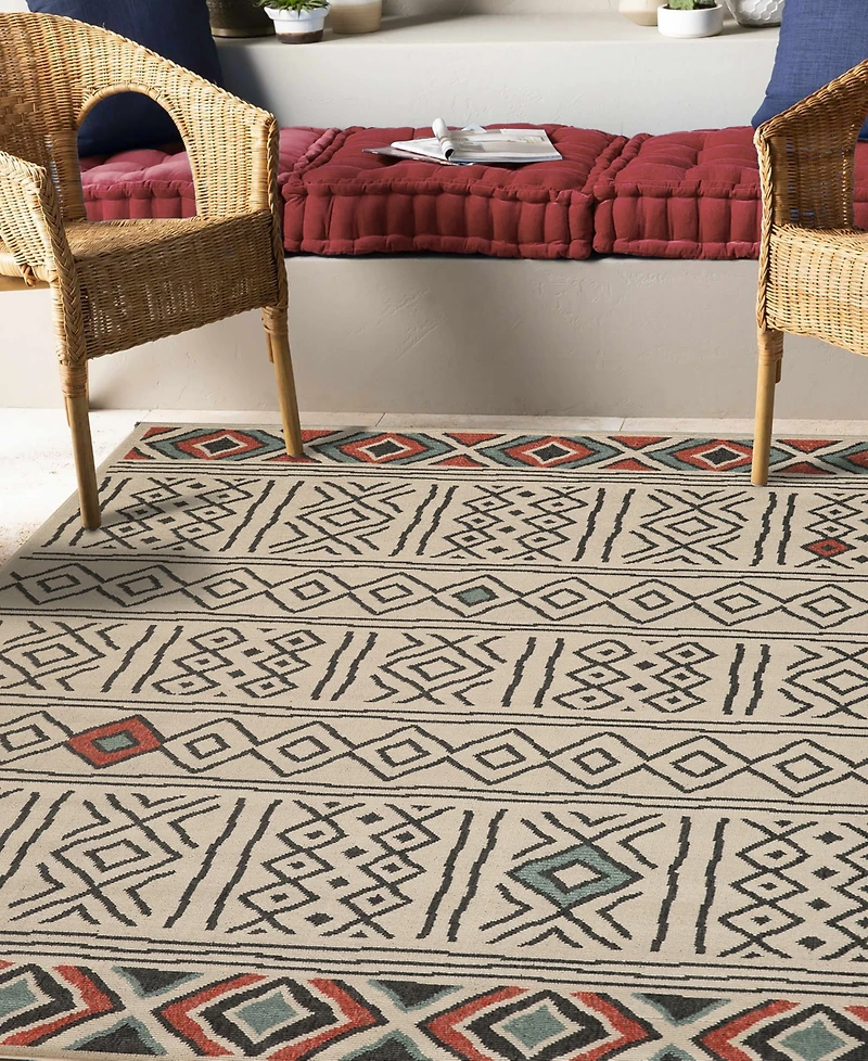 Lr Home Trixie 8'x9'9" Outdoor Area Rug