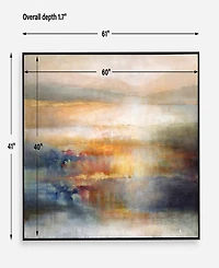 Uttermost Seafaring Dusk Hand Painted Canvas