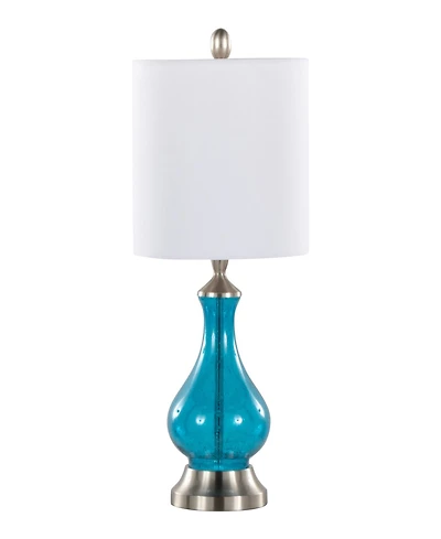 Lumisource Jasmine 22" Contemporary Glass Accent - Set of 2 Lamp