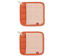 Hedley & Bennett 2-Pc. Colorblocked Pot Holder Set