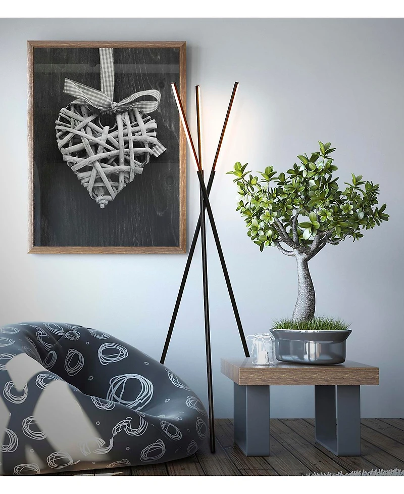 Stix 60" Dimmable Led Modern Tripod Floor Lamp