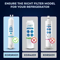 Mist 4396841 Water Filter Replacement for EDR3RXD1, Everydrop Filter 3, Compatible with 4396841, 4396710, Kenmore 46-9083, 46-9030