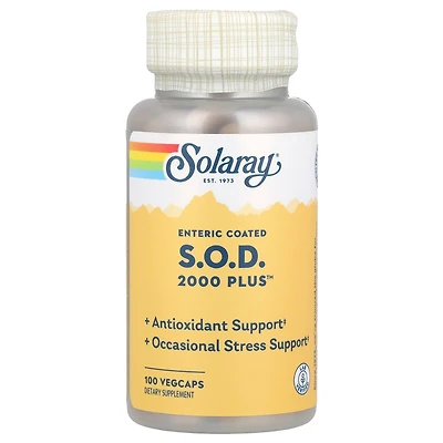Solaray Enteric Coated S.o.d. 2000 Plus