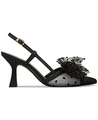 Circus Ny by Sam Edelman Tess Pointed-Toe Slingback Bow Pumps