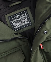 Levi's Men's Quilted Hooded Puffer Jacket