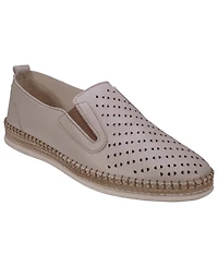 Cools 21 Women's Amillie Perforated Leather Flats